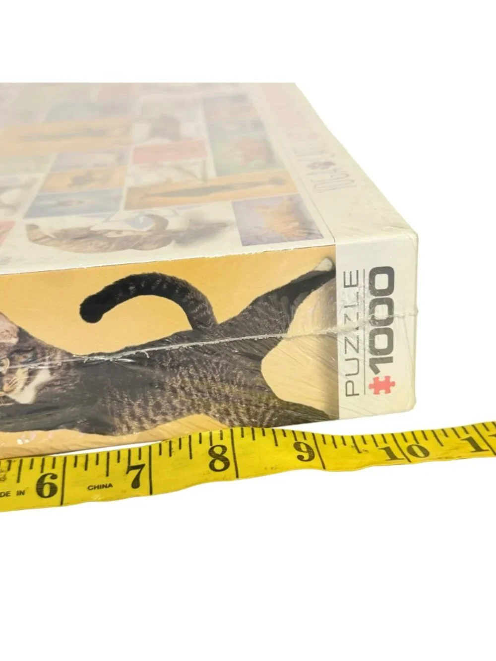 EuroGraphics Yoga Cats 1000 Piece Puzzle Made In USA 19 1/4